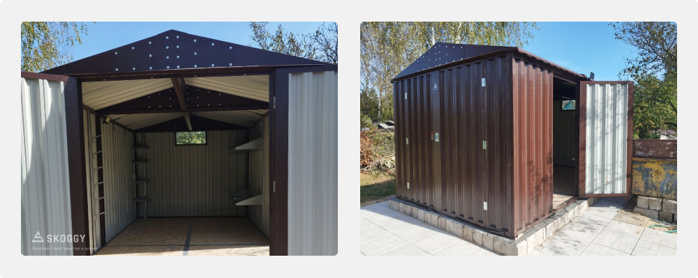 Гараж для квадроцикла и мотоцикла