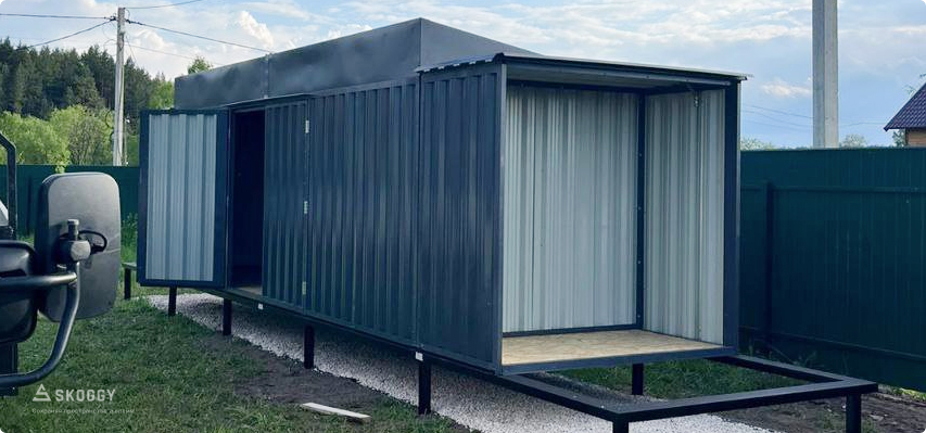 Сарай на сваях