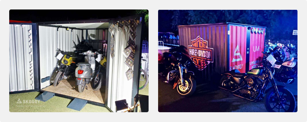 Разборный гараж для квадроцикла