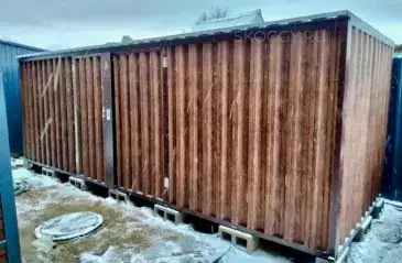 Хозблок для хранения вещей с принтом "под дерево" в дер. Слобода, Медновское сельское поселение, Тверская область